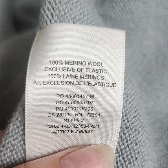 ARITZIA WILFRED 100% merino wool turtle neck crop sweater - Picture 9 of 11